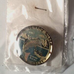 Vintage 1987 Seward Alaska 32nd Silver Salmon Derby In Original Package Unworn